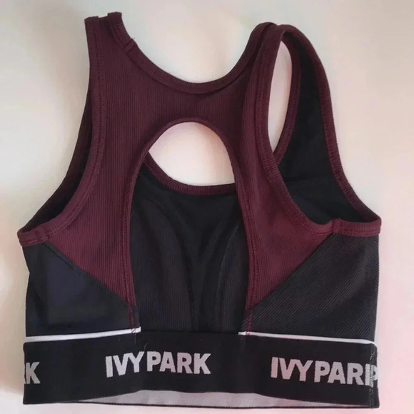 Ivy Park Burgundy Sports Bra - Picture 5 of 5